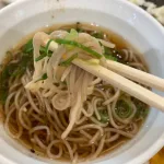 談合坂SAの扇庵で「朝そば定食」の営業メシ!