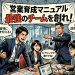【営業育成】セールスマニュアルの作り方｜新人営業を即戦力にする！