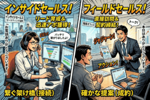 インサイドセールスとフィールドセールス連携絶対！受注率UPの秘訣とは？