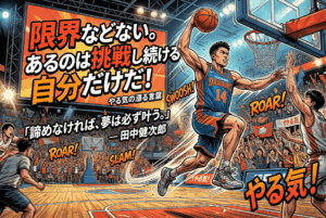 プロバスケットボール選手の名言集｜仕事のやる気が漲る言葉