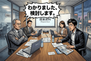 営業の「検討します」を突破する切り返しトークと質問話法