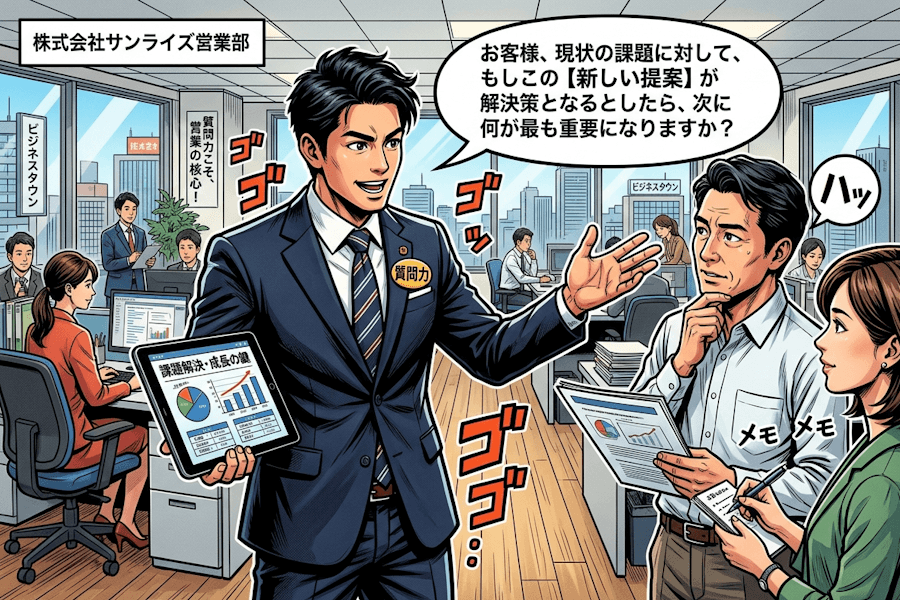 営業の質問力を鍛える方法とは?顧客の本音を引き出す会話術を伝授!