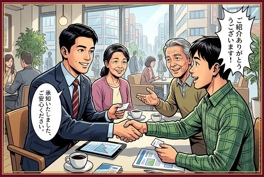 保険外交員の紹介のもらい方|トップ営業に学ぶ自然な依頼トーク術