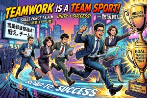 営業はチーム戦！新人営業マンに伝えたい、社内の協力を引き出す巻き込み術