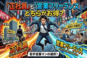 正社員と営業フリーランスどっちが得？元会社員の経営者が解説