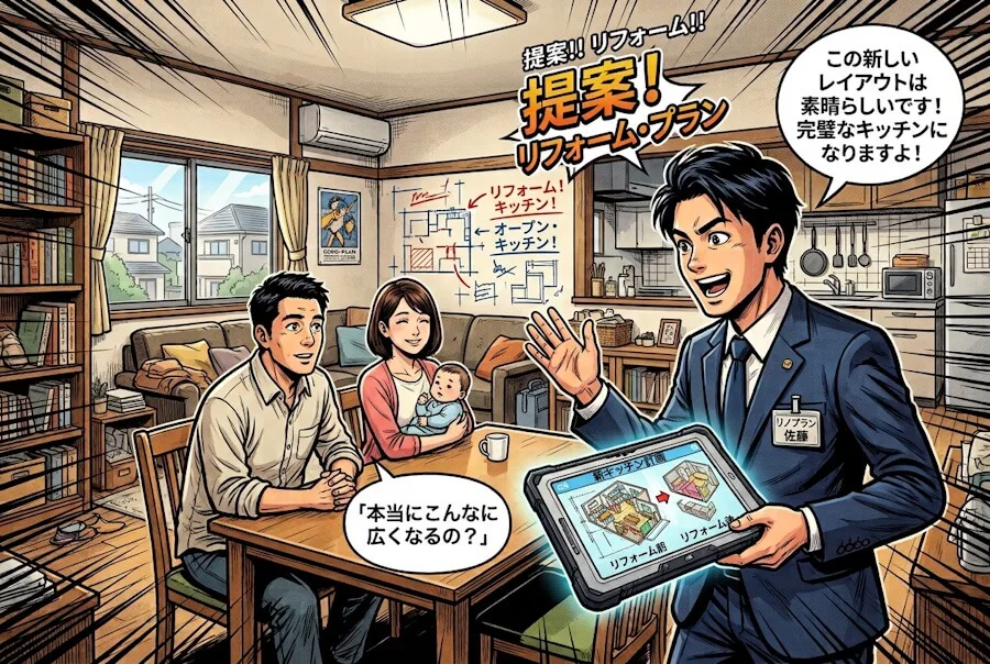 潜在ニーズを引き出すリフォーム営業術！現状維持リスクの伝え方＆トーク例