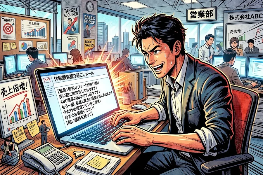 休眠顧客掘り起こし営業メールの文面|嫌がられない例文と手順とは?