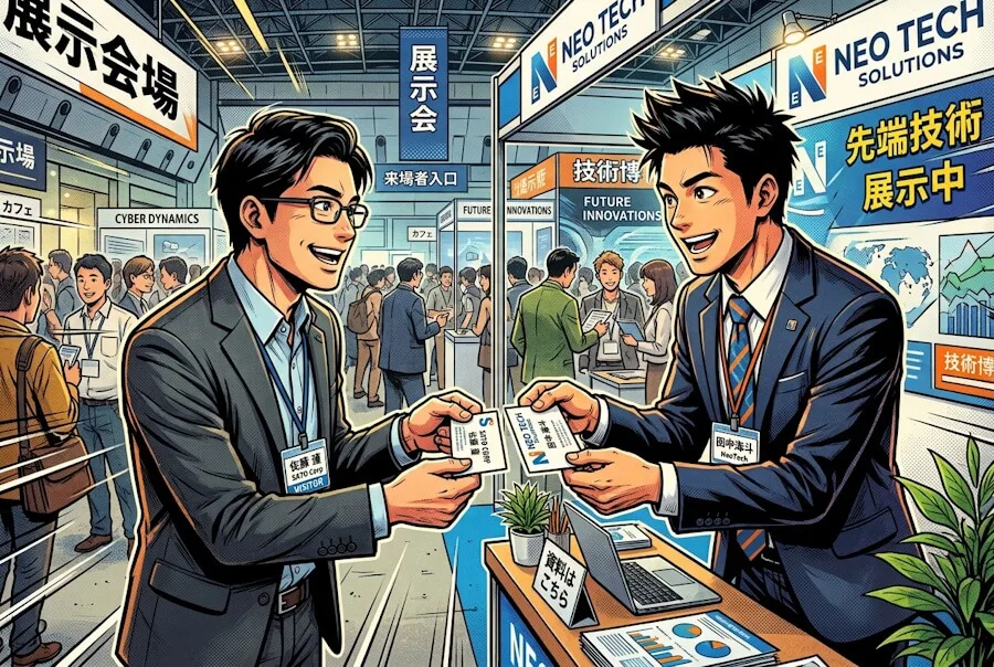 【展示会営業】名刺交換のランク分け基準とは?後追い効率を3倍にする方法