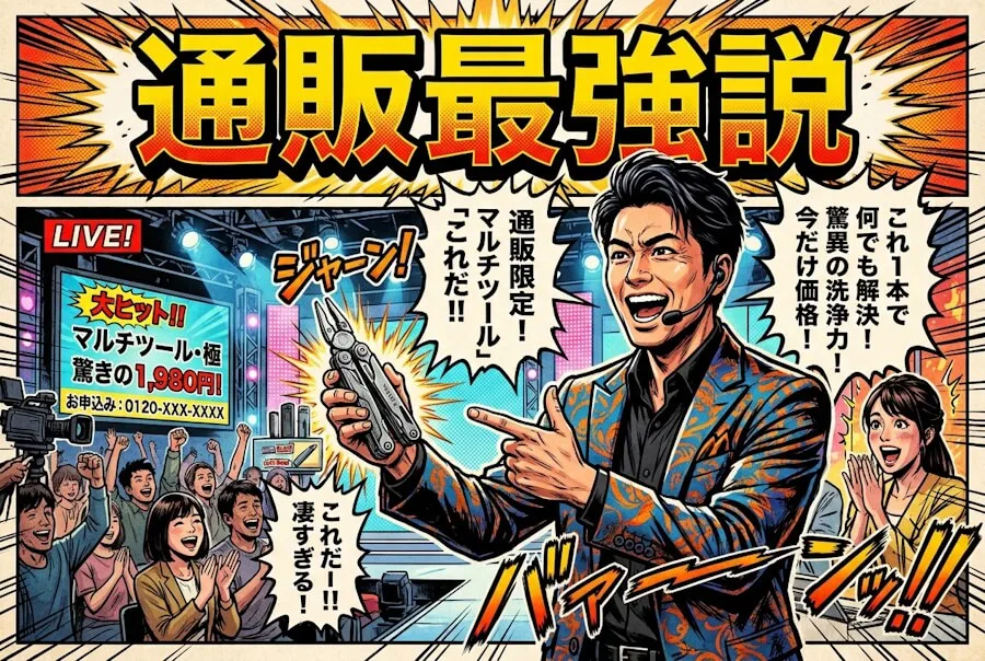 通販セールストーク構成の極意とは?TVに学ぶ買わせる心理テクニック術